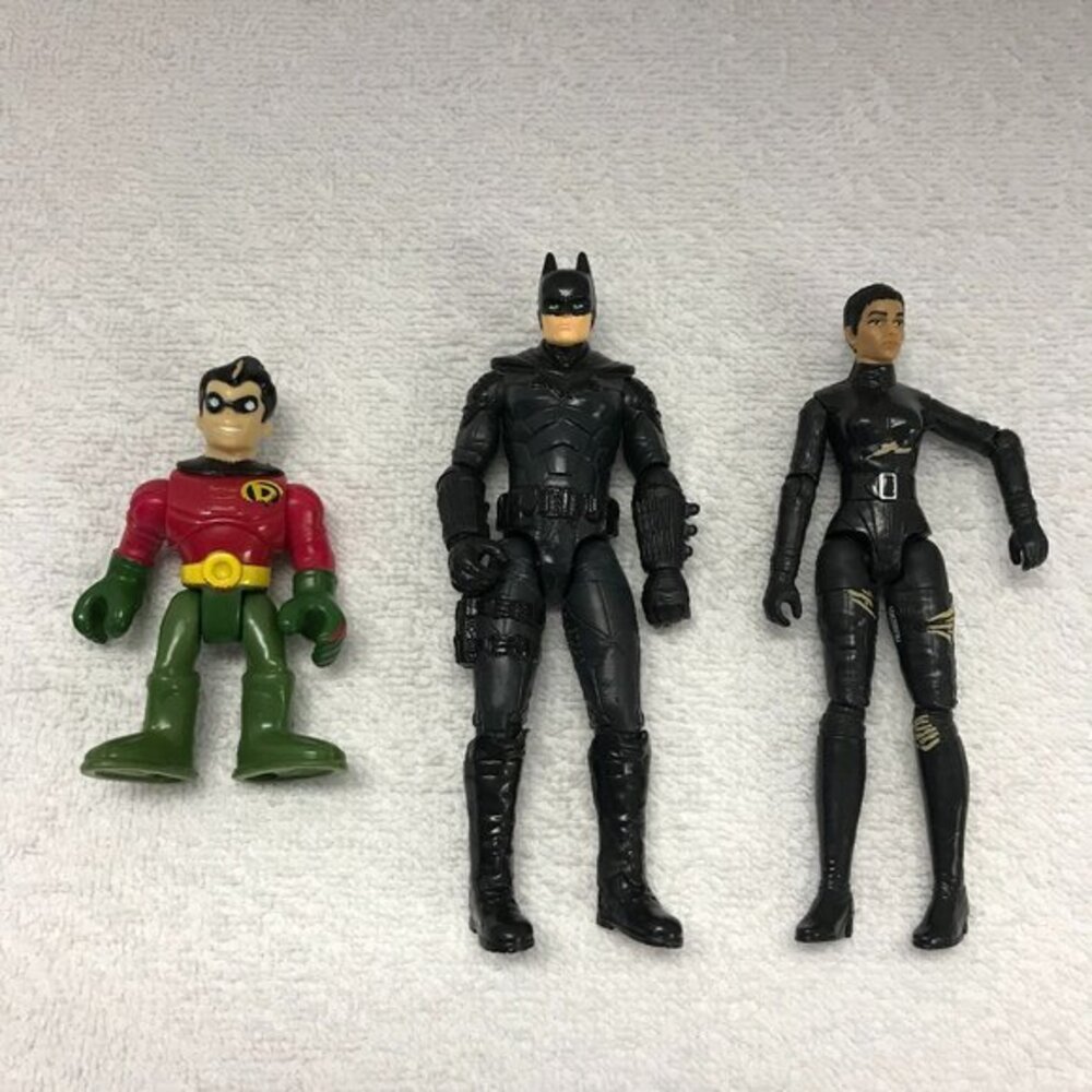 The Batman 4" Selina‎ Kyle - 4" Batman and Imaginex Robin